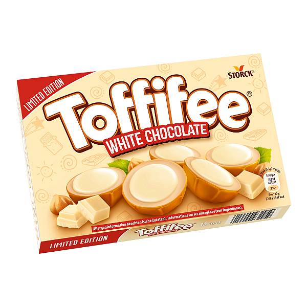Toffifee Limited Edition White Chocolate 15 Pieces 125g