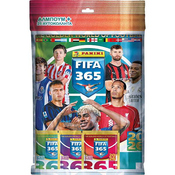 FIFA 365 2026 Stickers Αυτοκόλλητα Panini Starter Pack