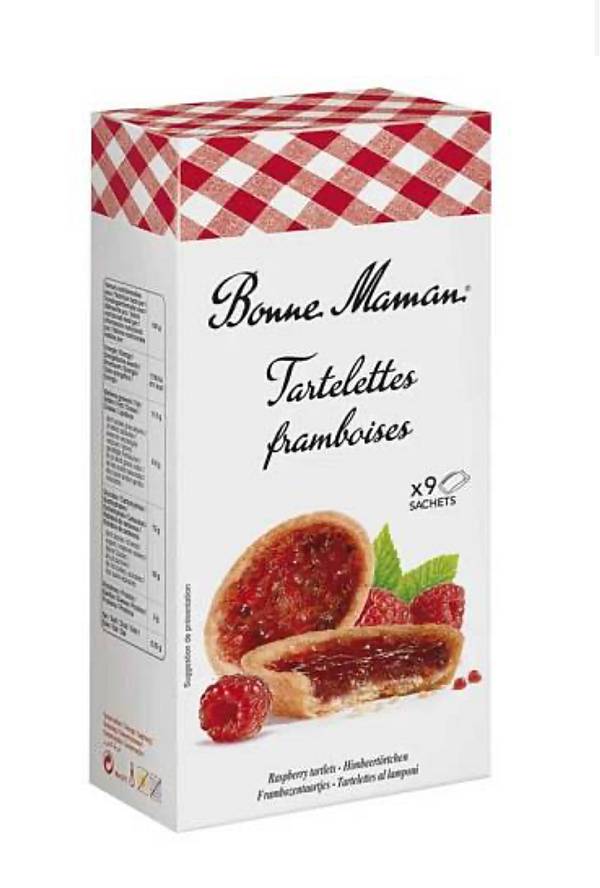 Bonne Maman Ταρτάκια Γεμιστά Βατόμουρο Tartelettes Framboises 135g