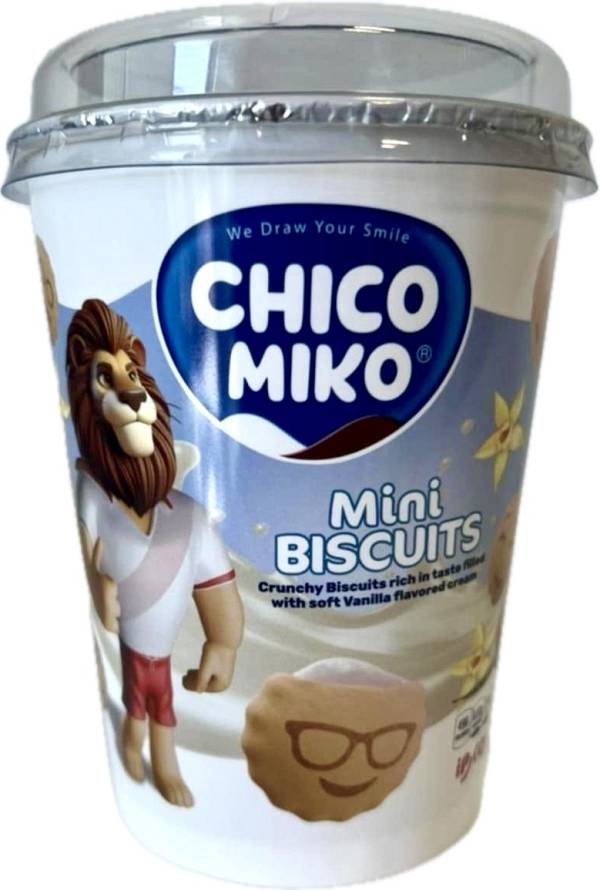 Chico Mico Mini Μπισκότα Βανίλιας 125g