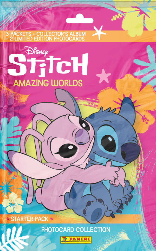 Stitch 2026 Photocards Φωτοκάρτες Panini Starter Pack