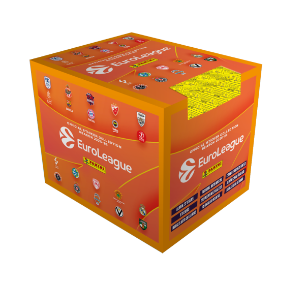 EuroLeague 2026 Stickers Αυτοκόλλητα Panini 50τεμ