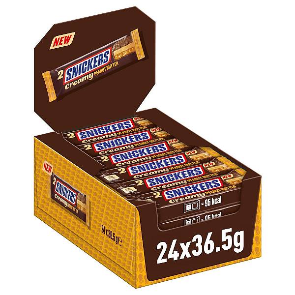 Snickers Creamy Peanut Butter 24x36.5gr