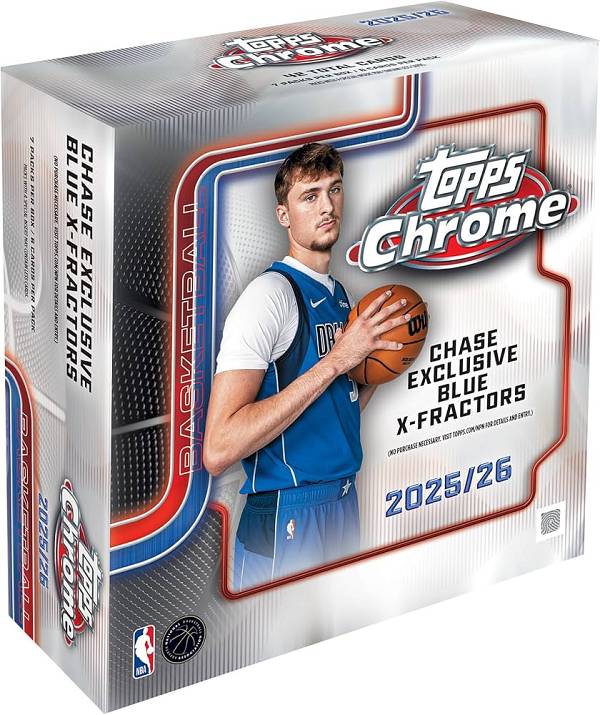 NBA Topps Chrome Basketball 2025/26 Mega Box
