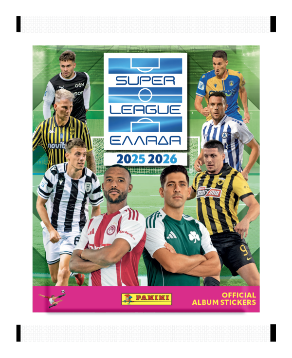 Superleague 2026 Αυτοκόλλητα Stickers Panini 1 φακελάκι