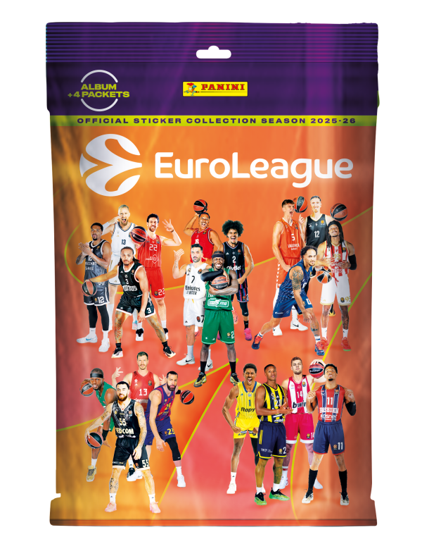 EuroLeague 2026 Stickers Αυτοκόλλητα Panini Starter Pack