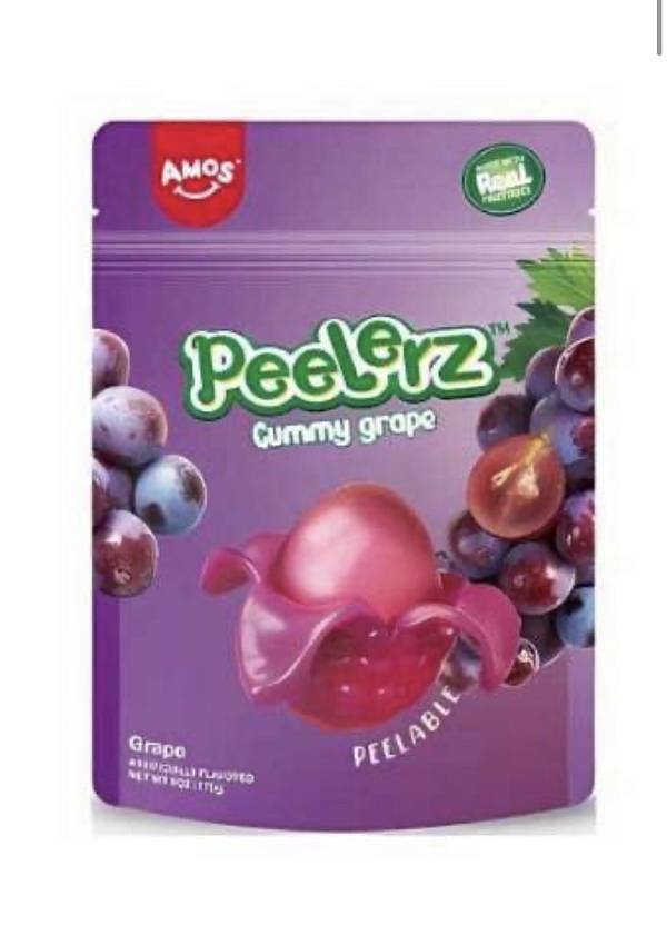 Amos Peelerz Gummy Grape 65g