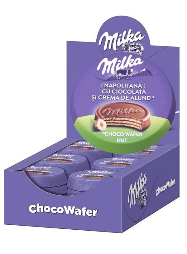 Milka Choco Wafer Nut Σοκολατογκοφρέτα 30x30g