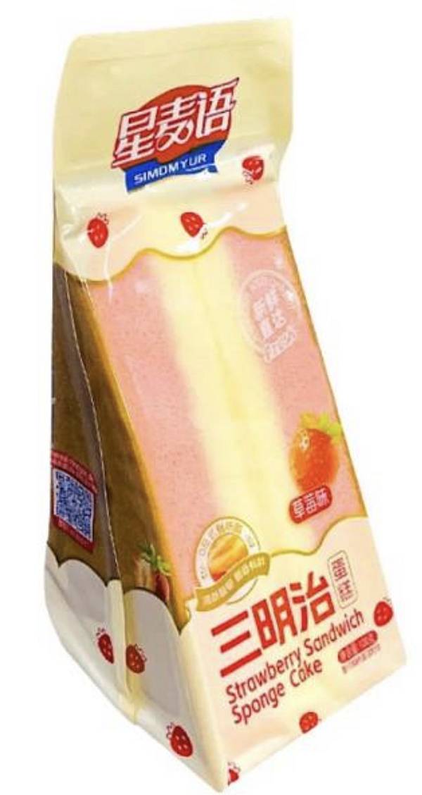 Strawberry Flavoured Sandwich Cake ASIA 100g
