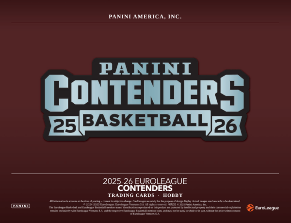Panini Euroleague Contenders Basketball 2025/26 Hobby Box