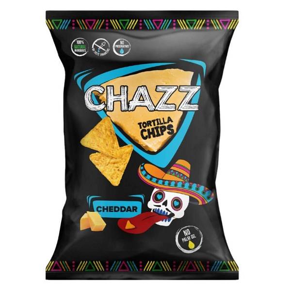 Tortilla Chips με Γεύση Cheddar Chazz 100gr