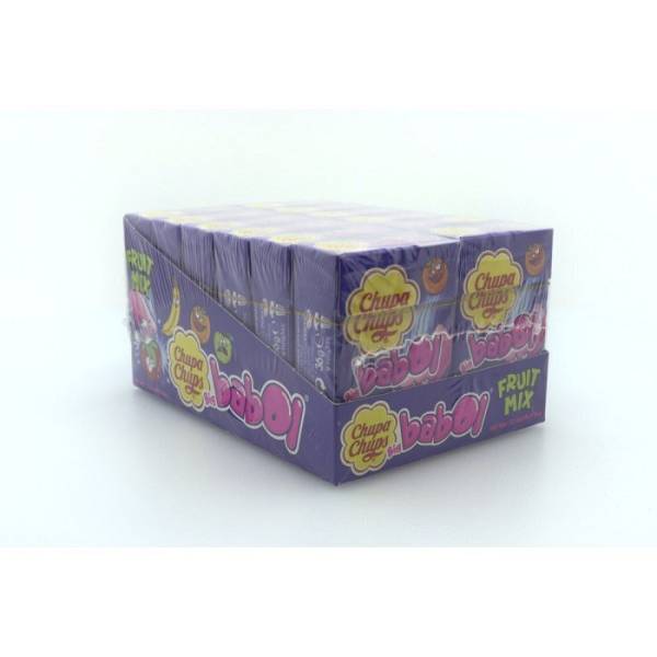 Chupa Chups Big Babol Τσίχλες Fruit Mix Display 12x36g