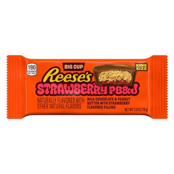 Reese's Big Cup PB&J Φράουλα King Size 79g
