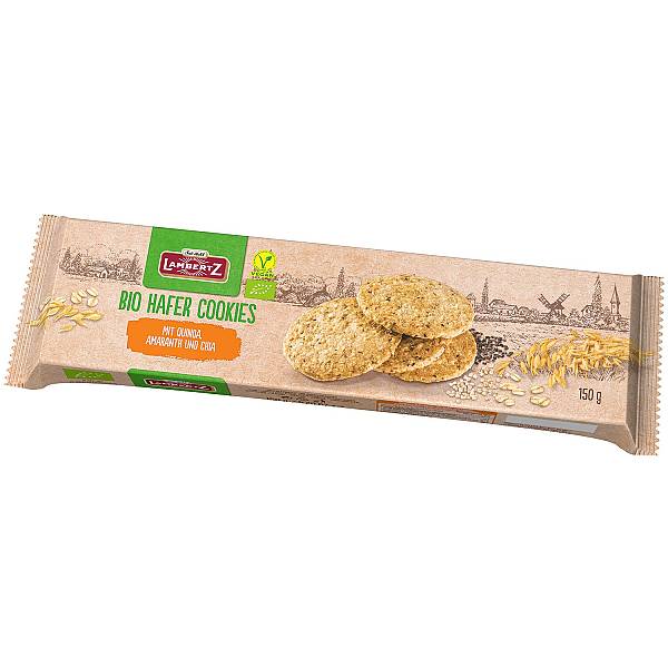 BIO Μπισκότα Βρώμης Lambertz Vegan 150g