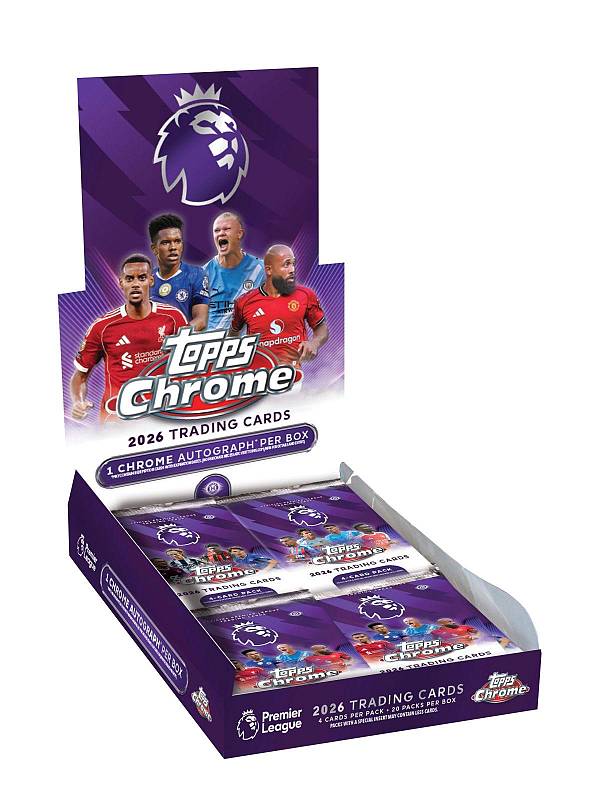 Topps Chrome Premier League 2026 Hobby Box
