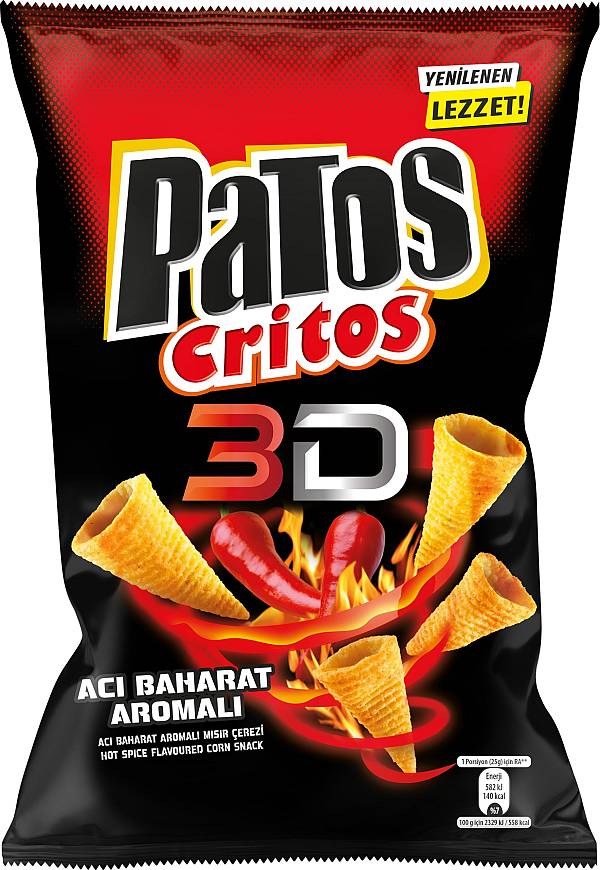 Patos Rolls 3D Critos Chili 90g