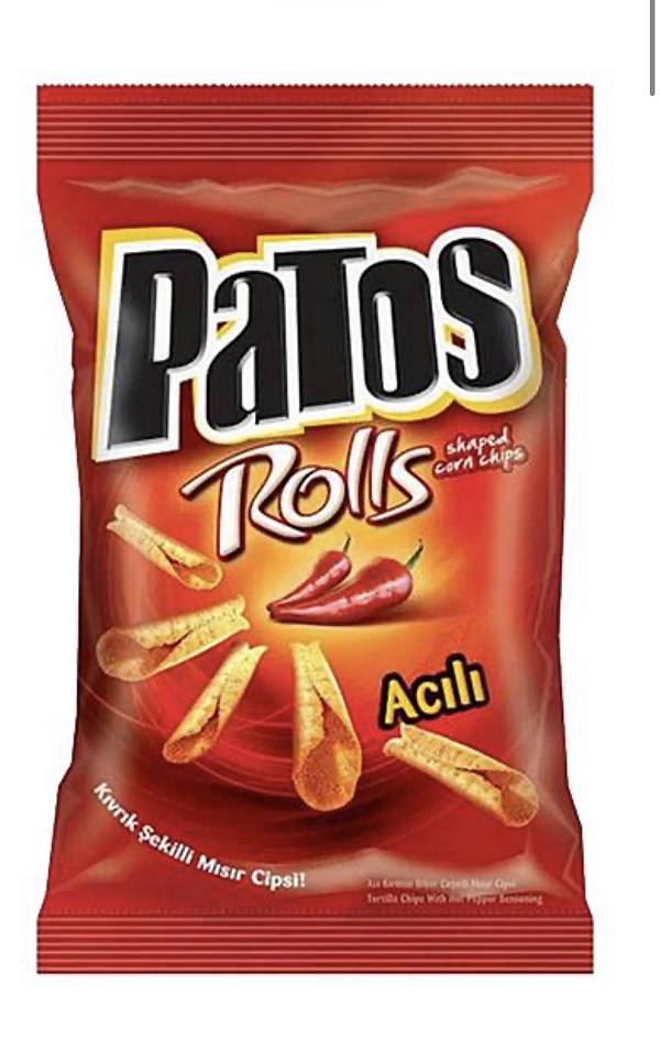 Patos Rolls Hot Pepper Flavour 100g