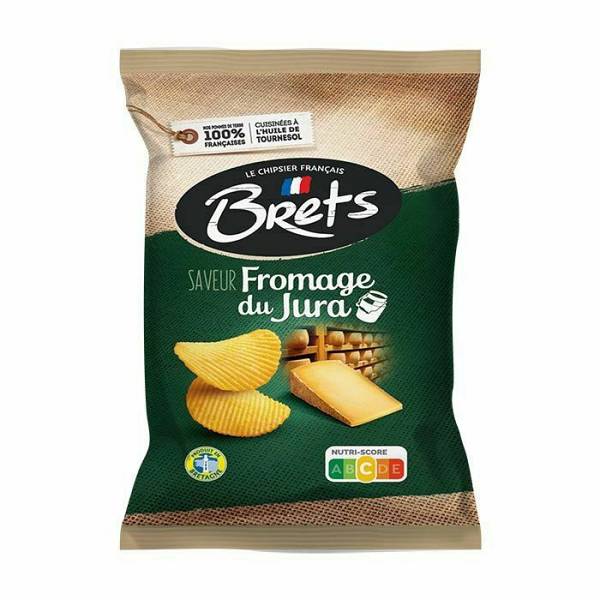 Brets Le Chipsier Francais Πατατάκια Saveur με Γεύση Fromage du Jura 125g