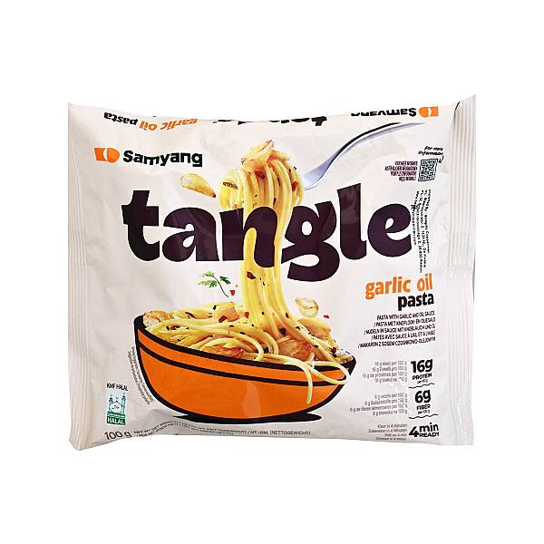 Samyang Tangle Pasta Ζυμαρικών Στιγμιαία Garlic Oil 105g