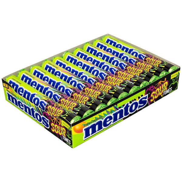 Mentos Sour Tones Καραμέλες 38gr 20τεμ