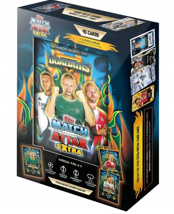 Topps UCC Champions League Match Attax EXTRA 2025/26 Mega Tin No1