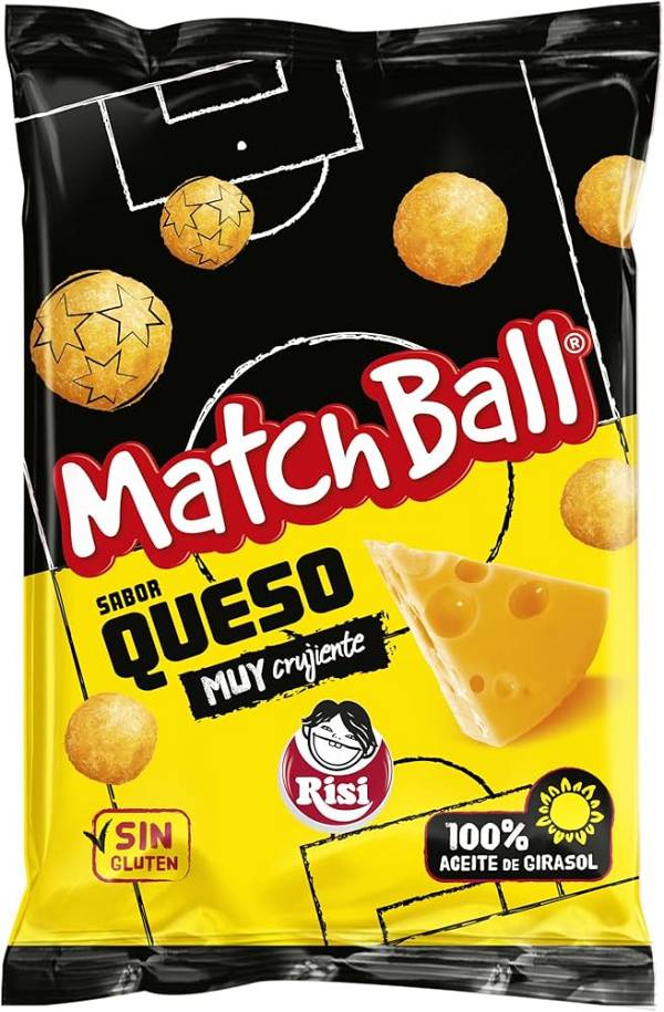 MatchBall Cheese Cornballs Gluten Free 105g