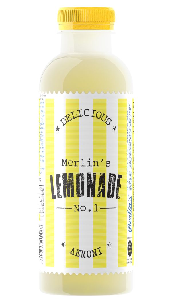 Merlins Lemonade Lemon Ginger 600ml