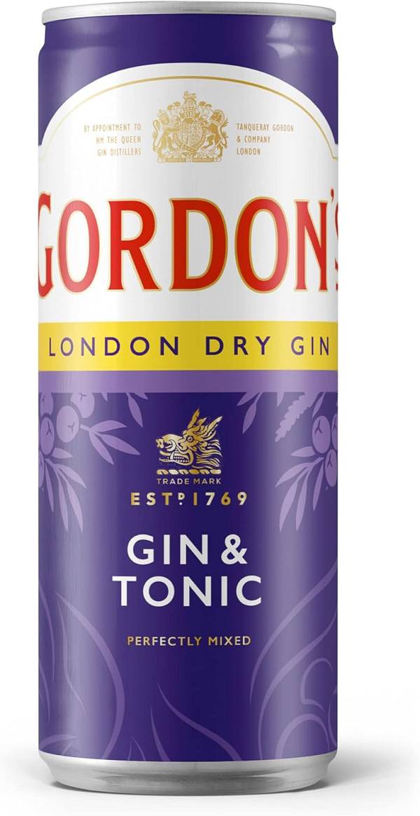 Gordons Gin Tonic Alc.5% Vol 250ml