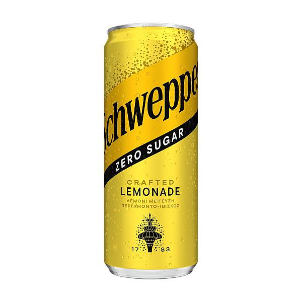 Schweppes Λεμόνι Περγαμόντο Ιβίσκος Κουτί 330ml