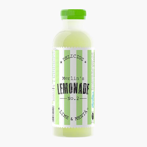 Merlins Lemonade Lime Mint 600ml