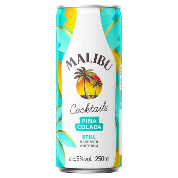 Malibu Pina Colada Cocktail Alc.5% Vol 250ml