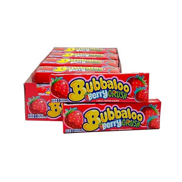 Bubbaloo Strawberry Stick Τσίχλες 18τεμ