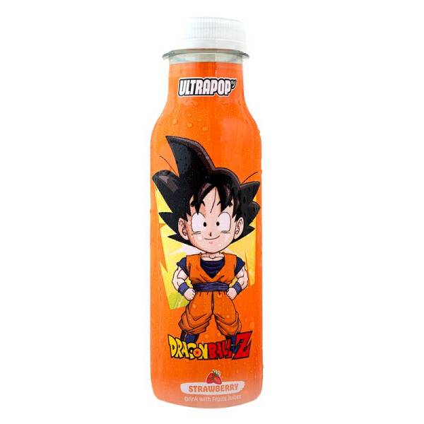 Ultrapop Dragon Ball Z Water with Strawberry Fruit Juice Drink 330ml