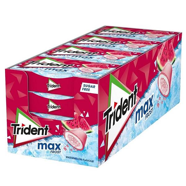 Trident Max Frost Καρπoύζι 20g 16τεμ