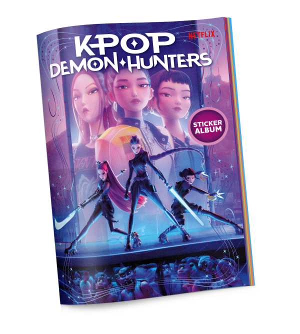 K-Pop Demon Hunters Αυτοκόλλητα Αλμπουμ Starter Pack
