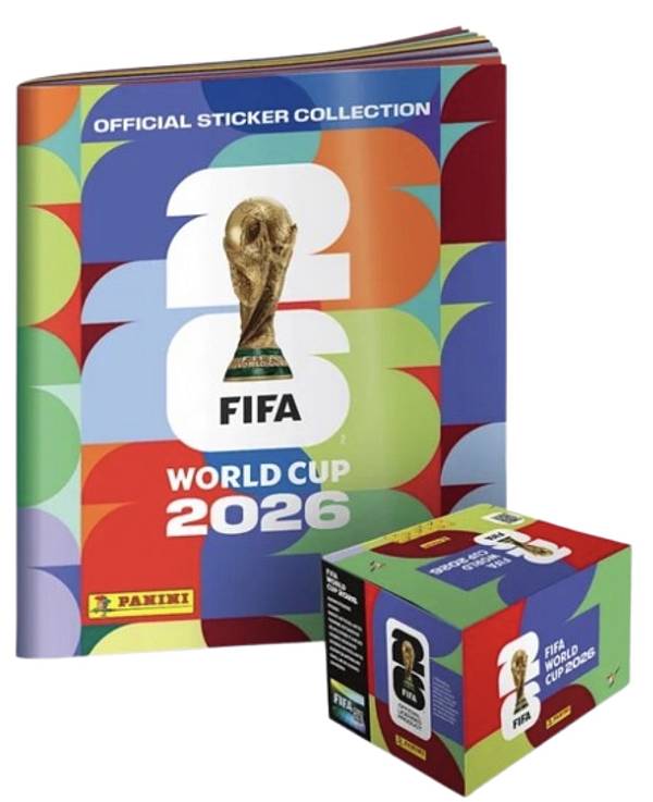 Mega Combo FIFA World Cup 2026 Sticker Collection Αυτοκόλλητα Panini 100 φακ + Αλμπουμ