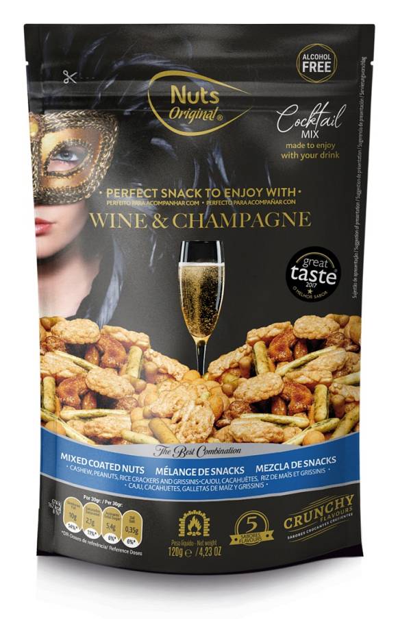 Nuts Mixed Perfect Snack For Wine Champagne PORTUGAL 150g