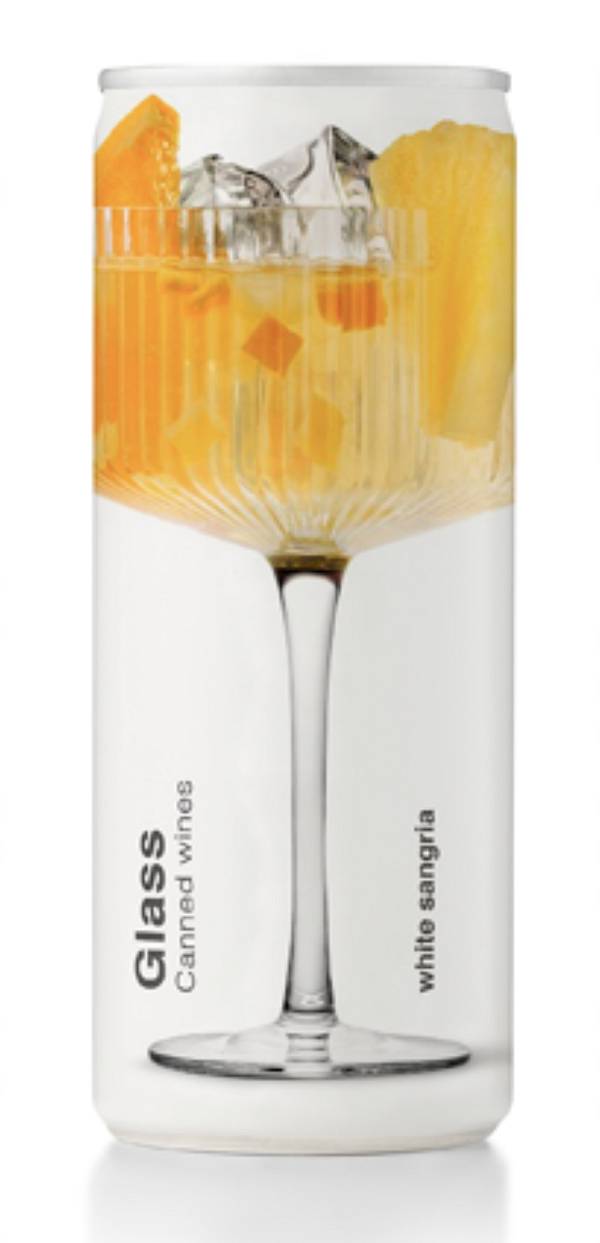 Glass Canned Wines White Sangria 7% Alc. 250ml