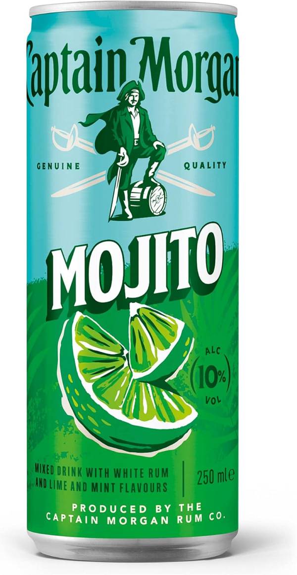 Captain Morgan Mojito Cocktail Alc.5% Vol 250ml