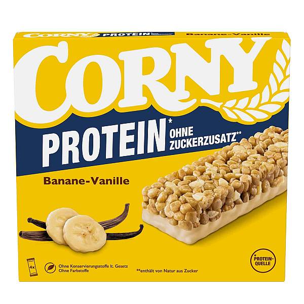 Corny Protein Bar Μπανάνα Βανίλια Multipack 4x25g