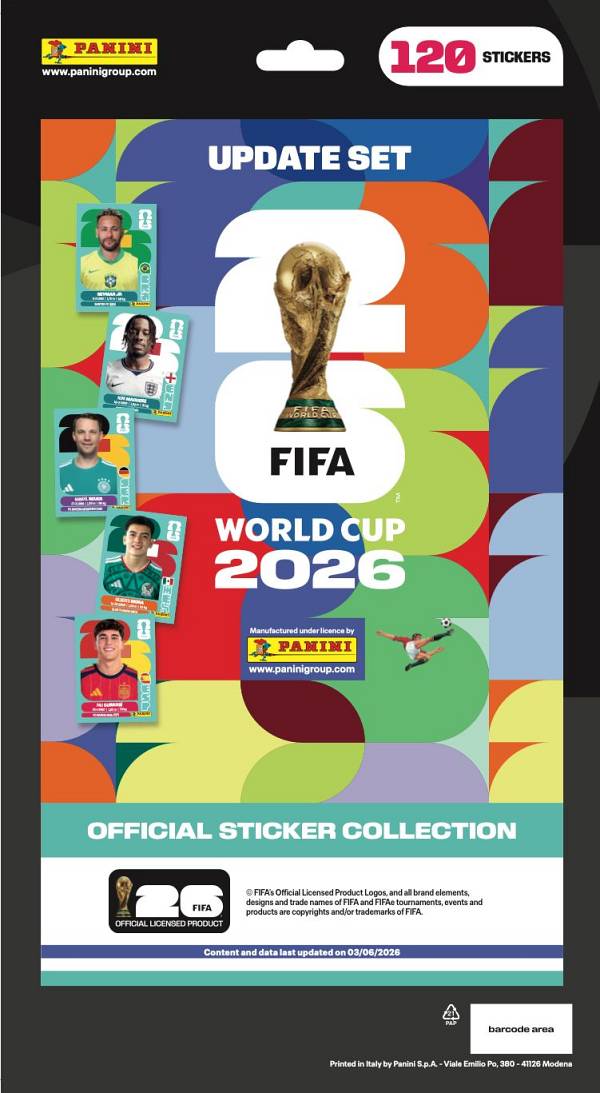 FIFA World Cup 2026 Panini Update Set 120 Stickers
