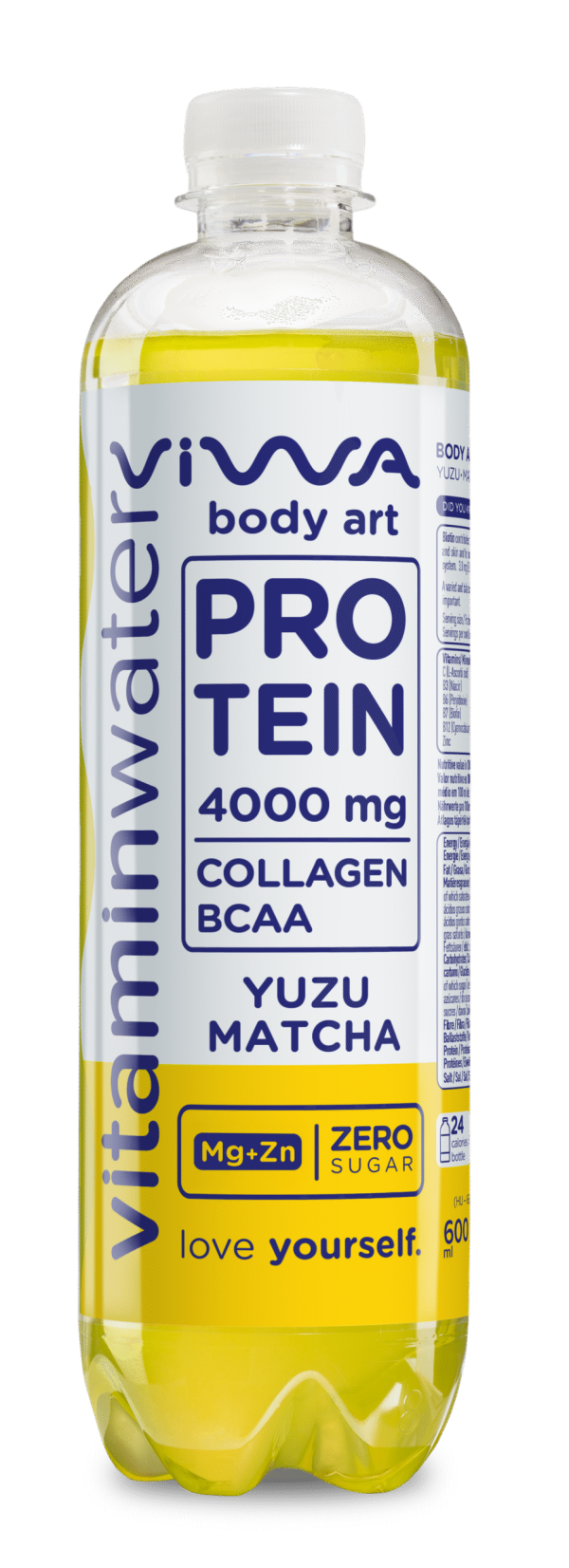 VIWA Vitaminwater Protein Bodyart Yuzu Matcha Zero Sugar 600ml