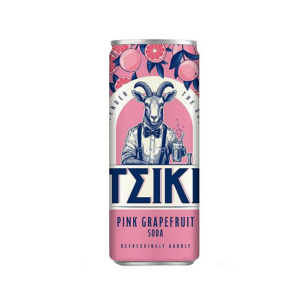 ΤΣΙΚΙ Pink Grapefruit Soda Aναψυκτικό 330ml